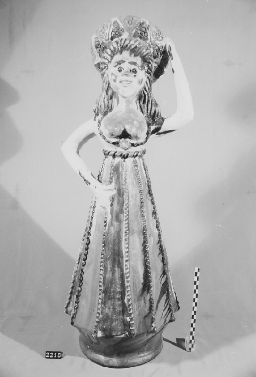 bottiglia, ceramica - produzione di Seminara (sec. XX seconda metà)