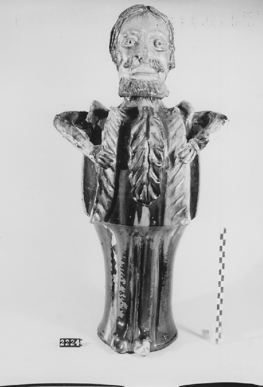 bottiglia, ceramica - produzione di Seminara (sec. XX)