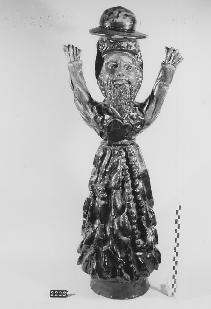 bottiglia, ceramica - produzione di Seminara (sec. XX)