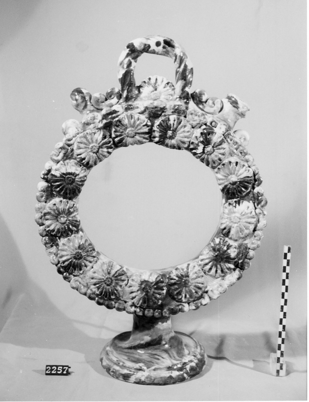 borraccia, ceramica - produzione di Seminara (sec. XX seconda metà)