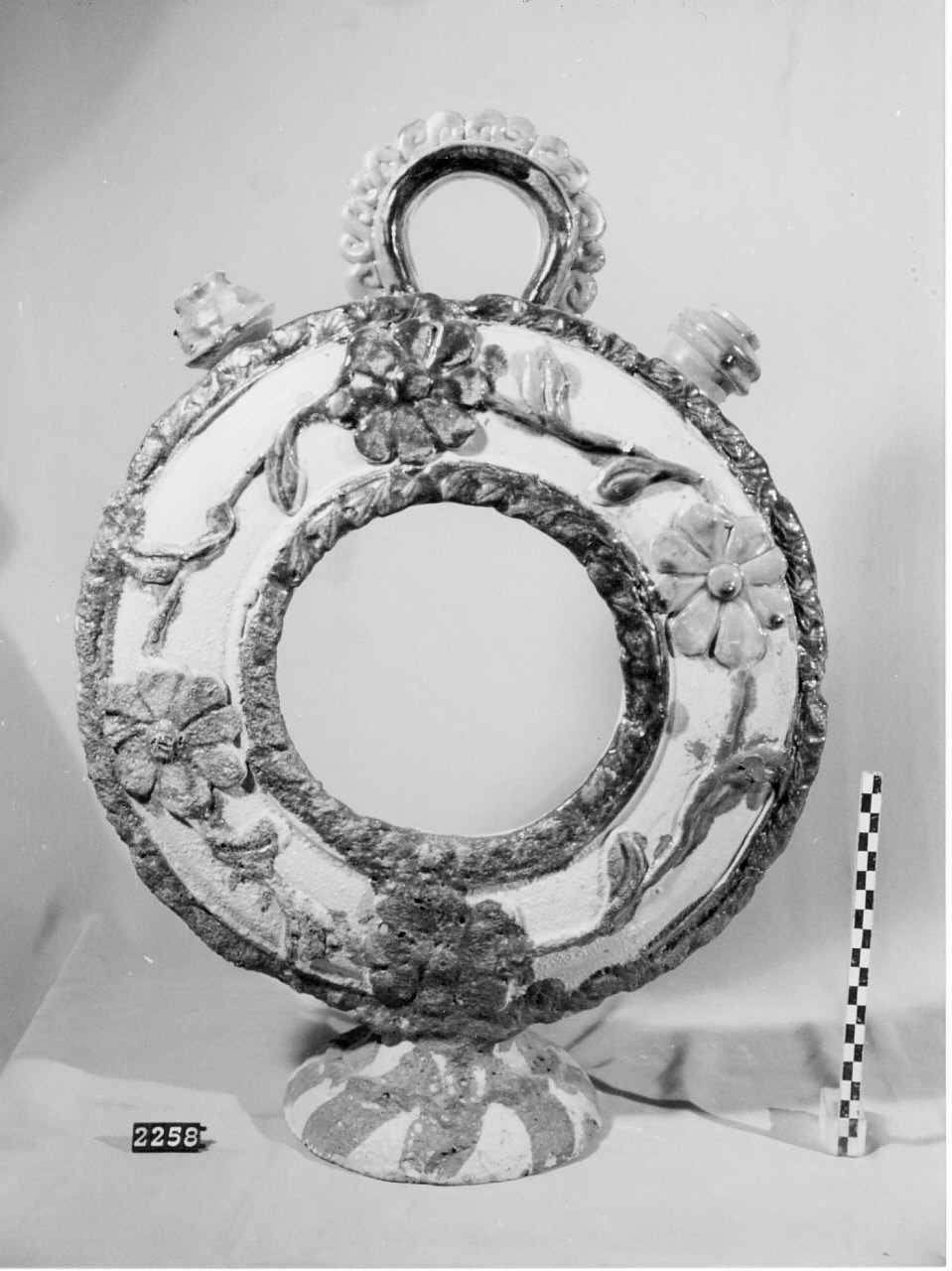 borraccia, ceramica - produzione di Seminara (sec. XX seconda metà)