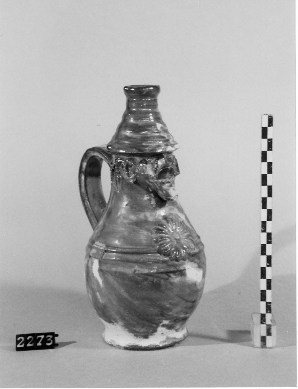 anfora antropomorfa, ceramica - produzione di Seminara (sec. XX seconda metà)