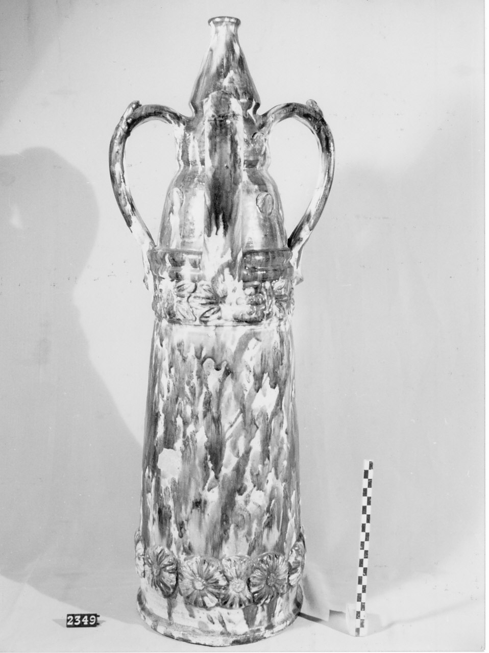 bottiglia, ceramica - bottega del ceramista (sec. XX seconda metà)