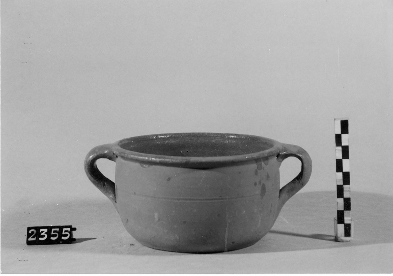 tegamino, ceramica - bottega del ceramista (sec. XX seconda metà)