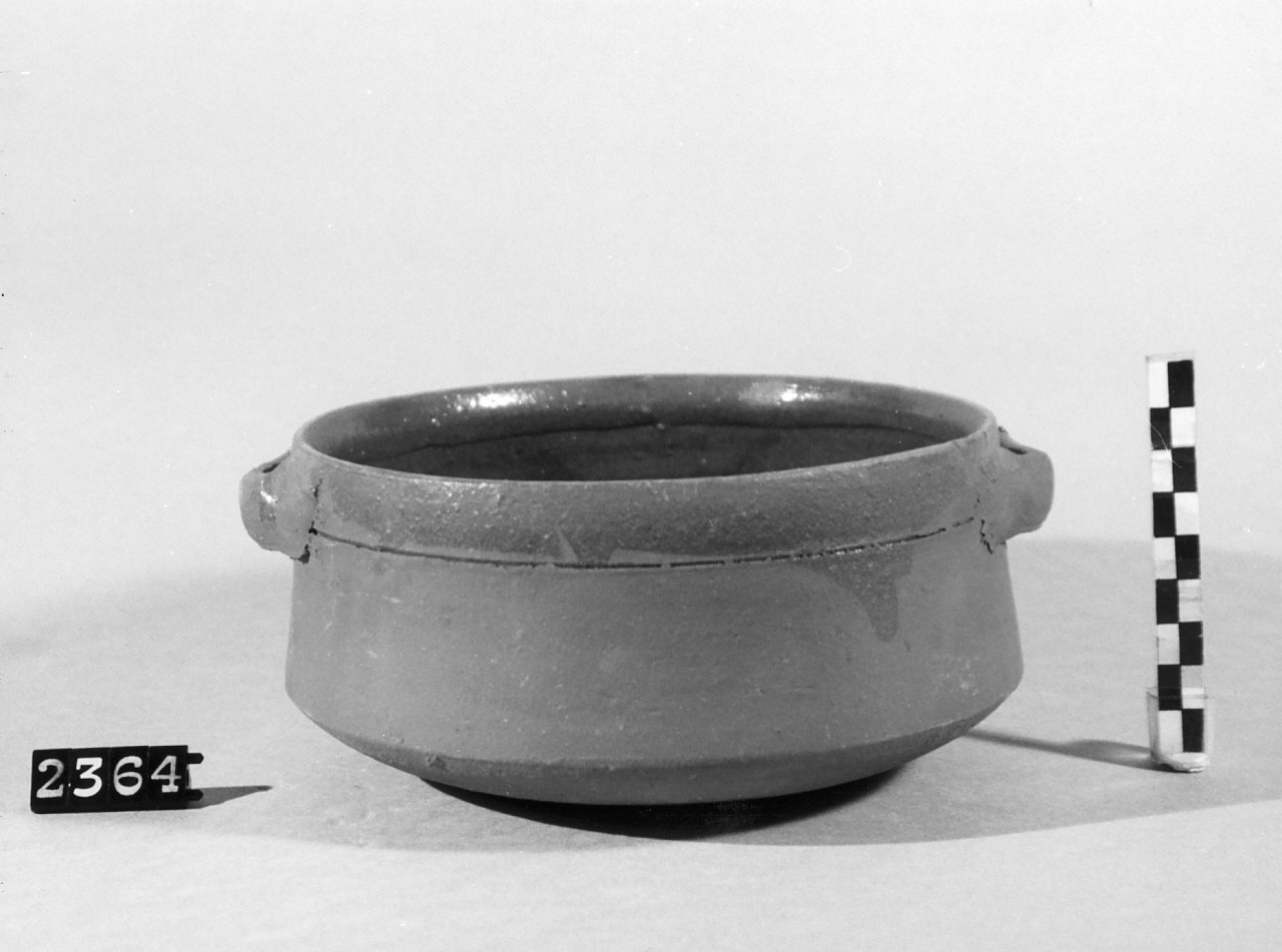 tegame, ceramica - bottega del ceramista (sec. XX seconda metà)