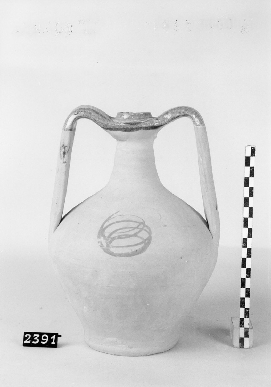 anfora, ceramica - bottega del ceramista (sec. XX seconda metà)