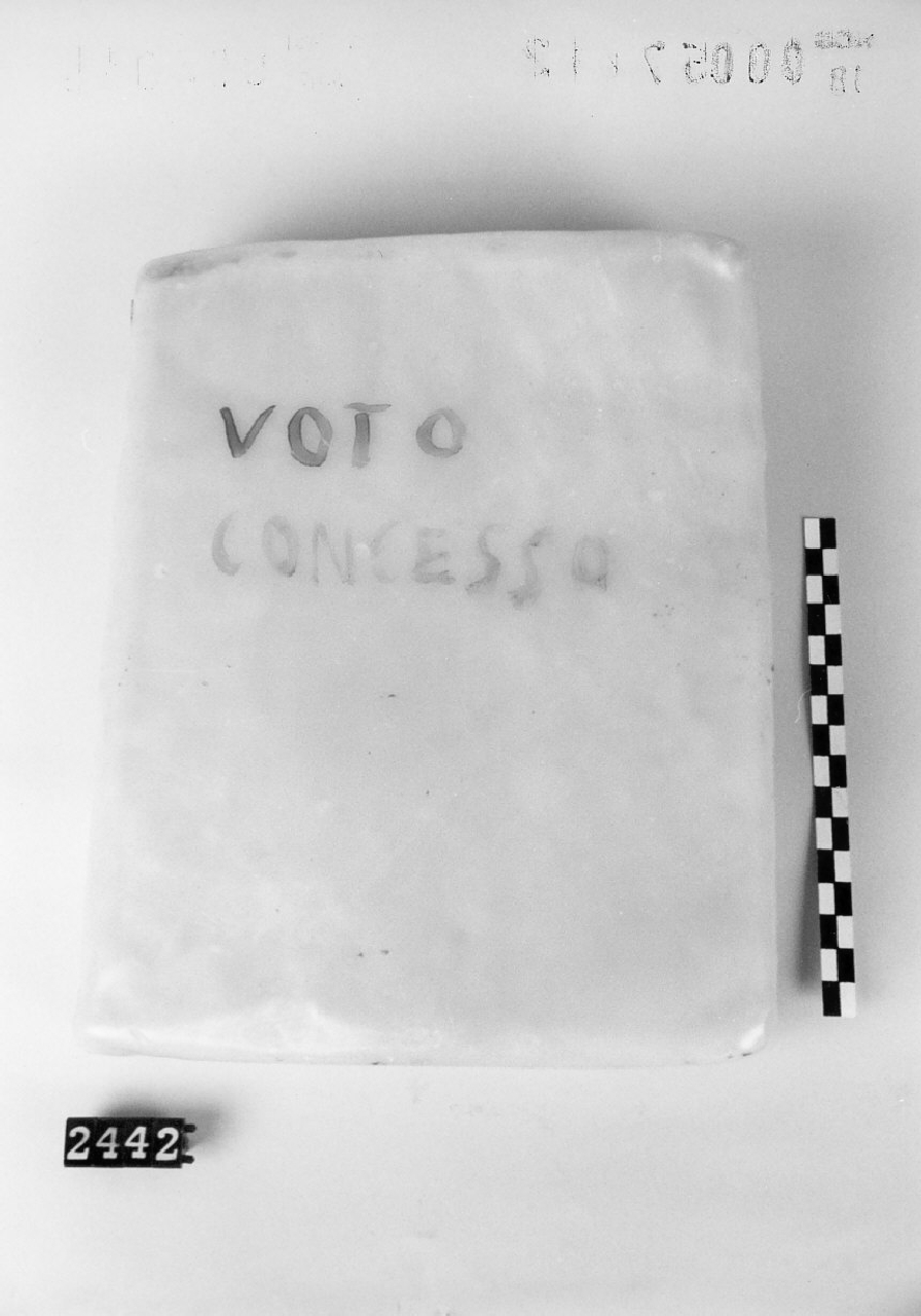 Libro (ex voto) - bottega Surace (1950-1980)