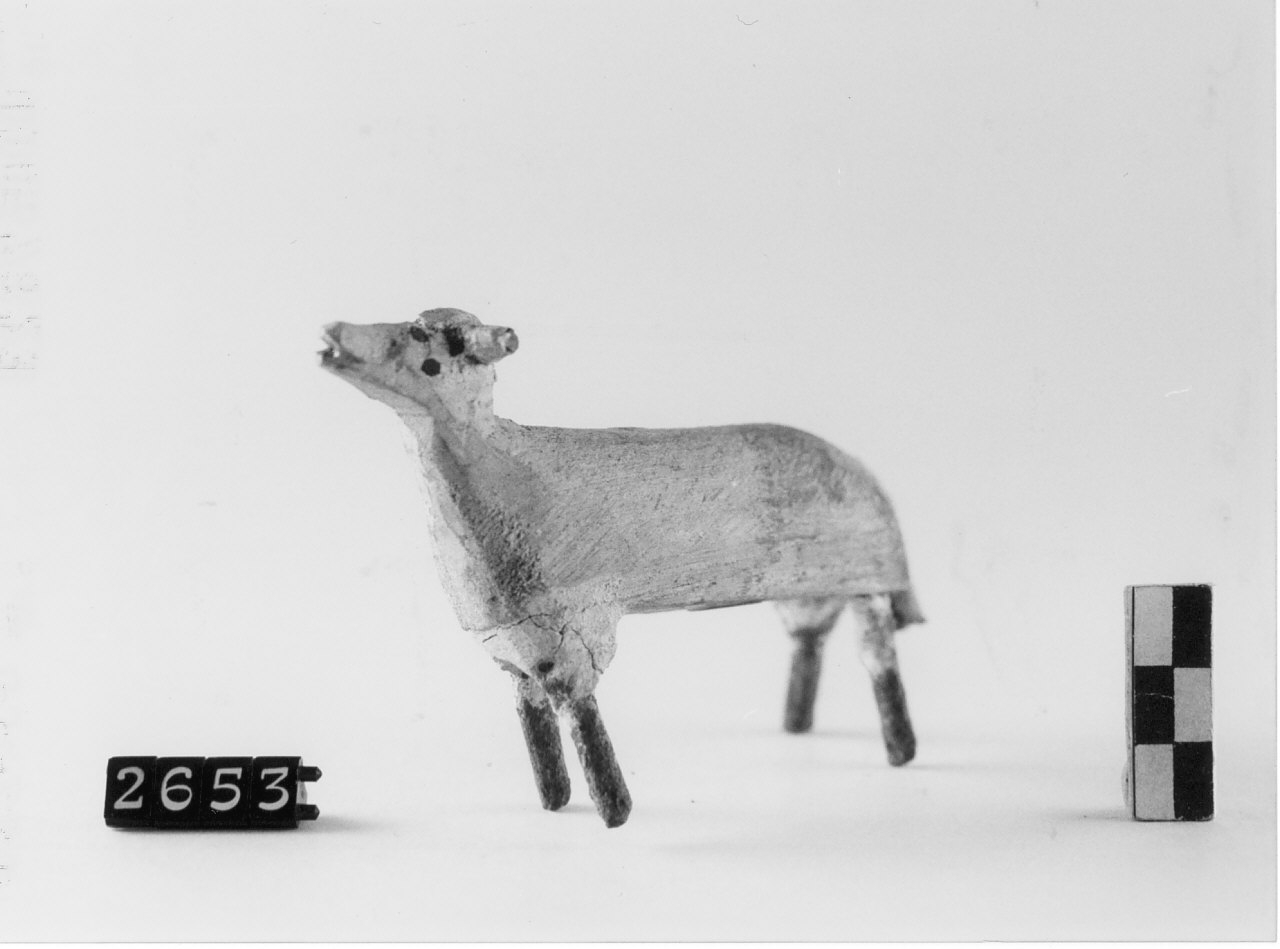 Pecora (statuetta da presepe) - bottega meridionale (sec. XIX fine)