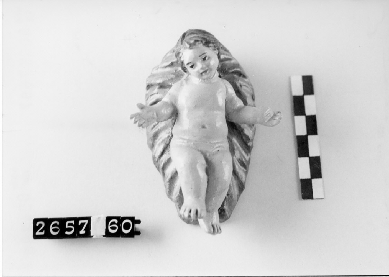 Gesù bambino (statuetta da presepe, religiosità popolare) - bottega del ceramista (1968 ca)