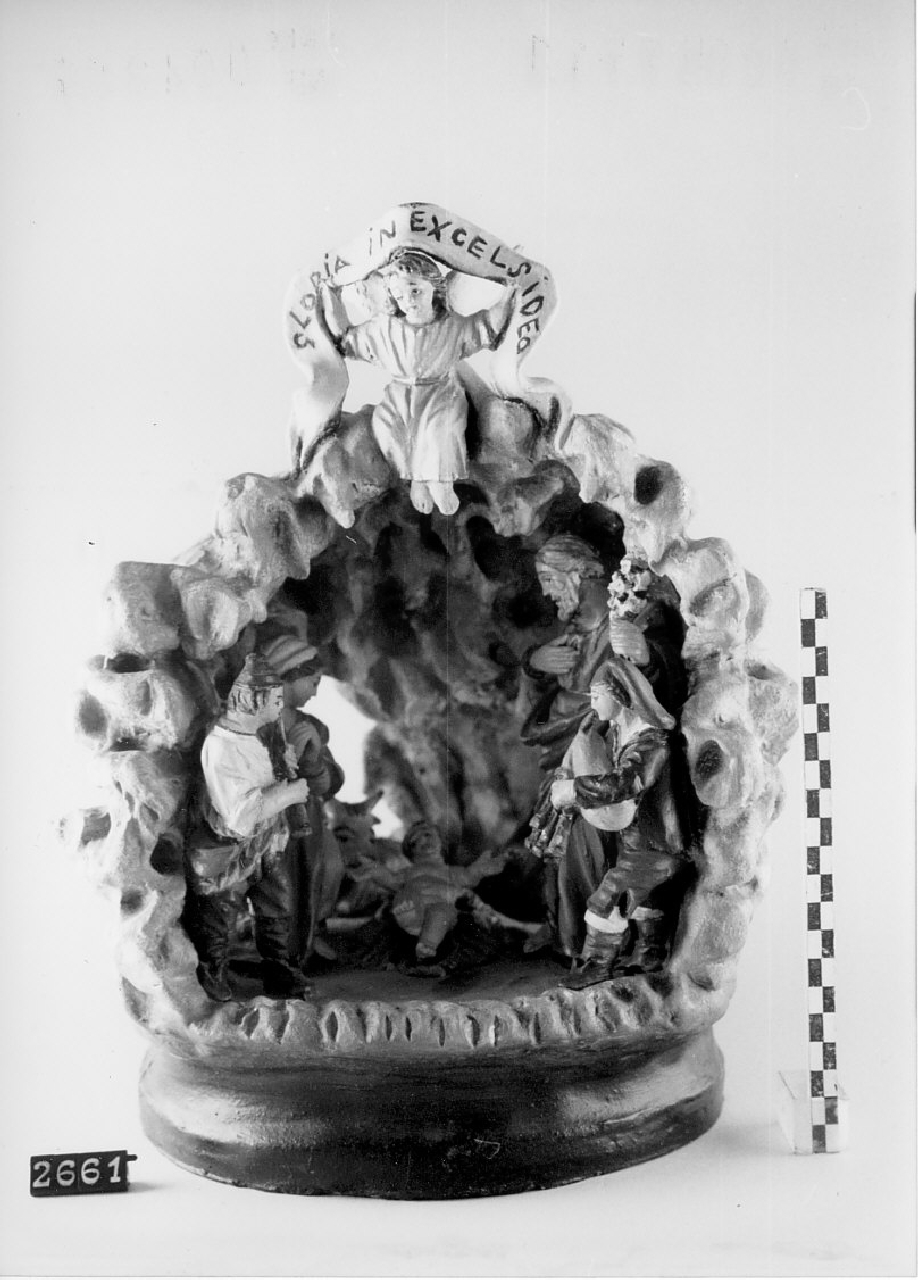 Natività di Gesù (presepio, religiosità popolare) - bottega del ceramista (sec. XX terzo quarto)