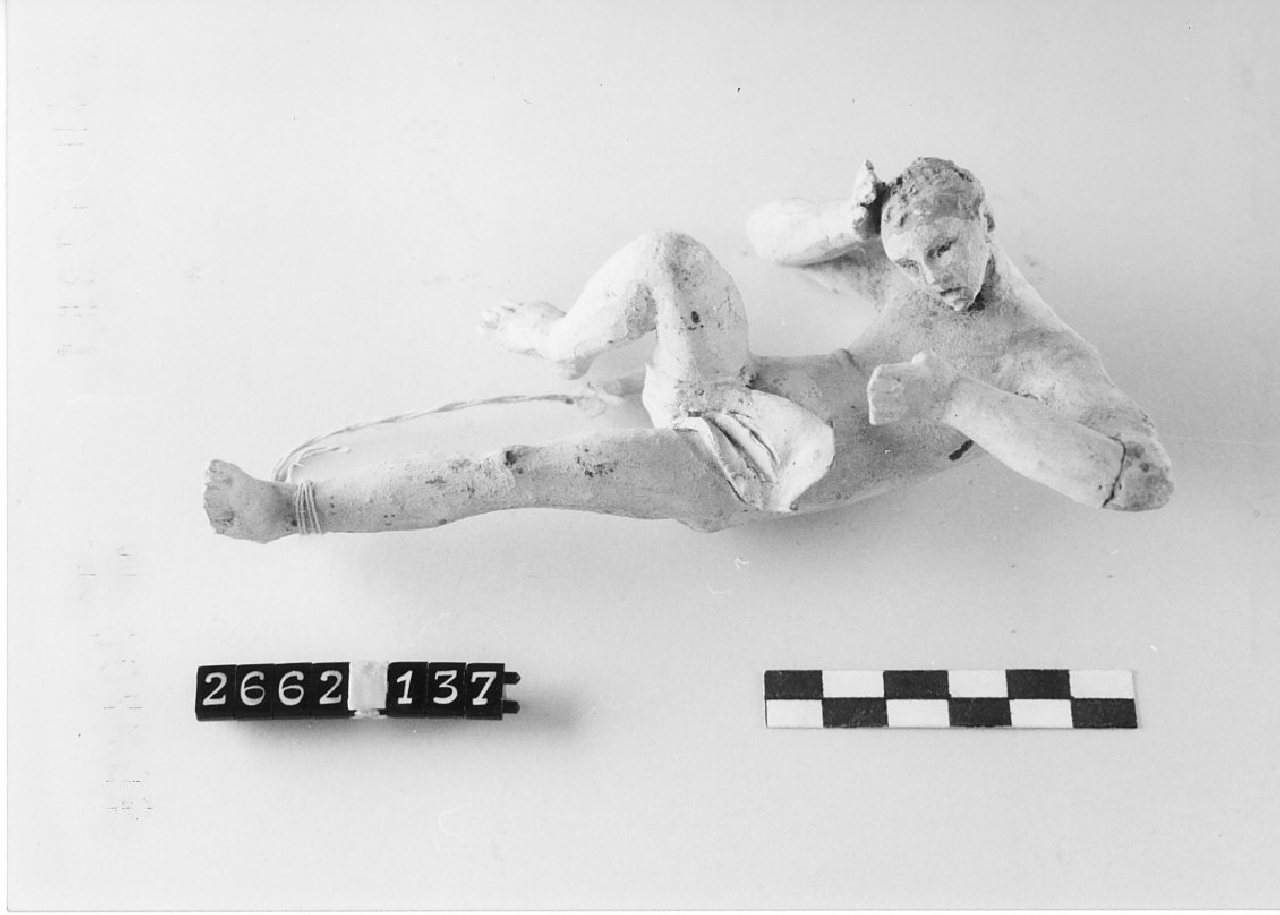 Scene dell'inferno (statuetta da presepe, religiosità popolare) - ambito calabrese (1915 ca)