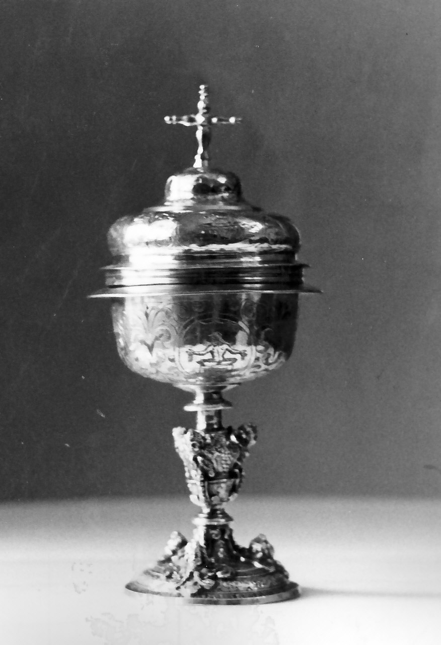 pisside, opera isolata - bottega napoletana (sec. XVIII)