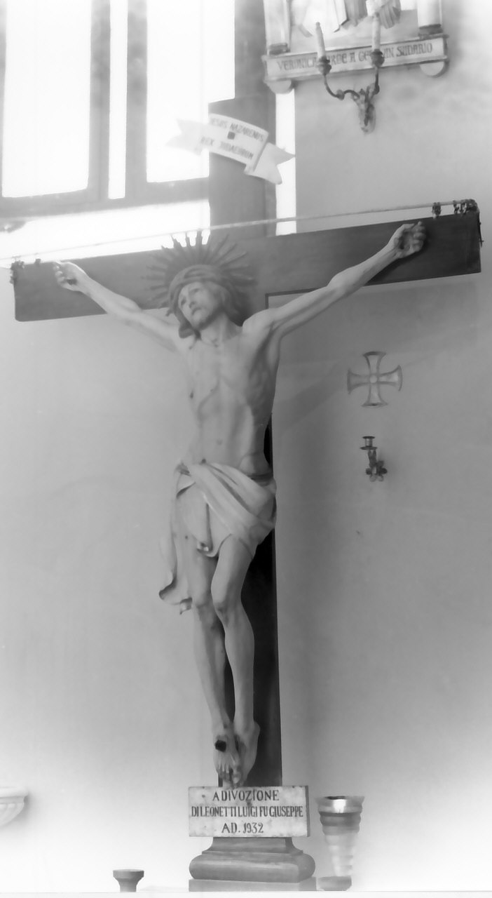 crocifisso, opera isolata - bottega Italia meridionale (sec. XX)