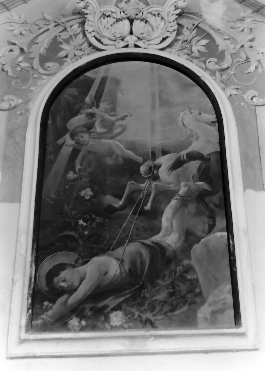 martirio di Sant'Ippolito (dipinto, opera isolata) di Ferrari Rocco (sec. XX)