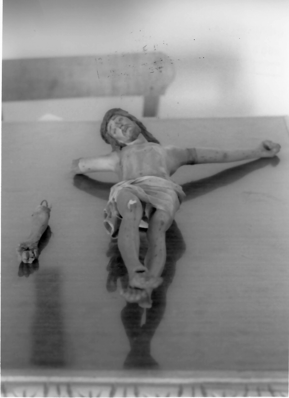 crocifisso, opera isolata - bottega calabrese (fine/inizio secc. XIX/ XX)