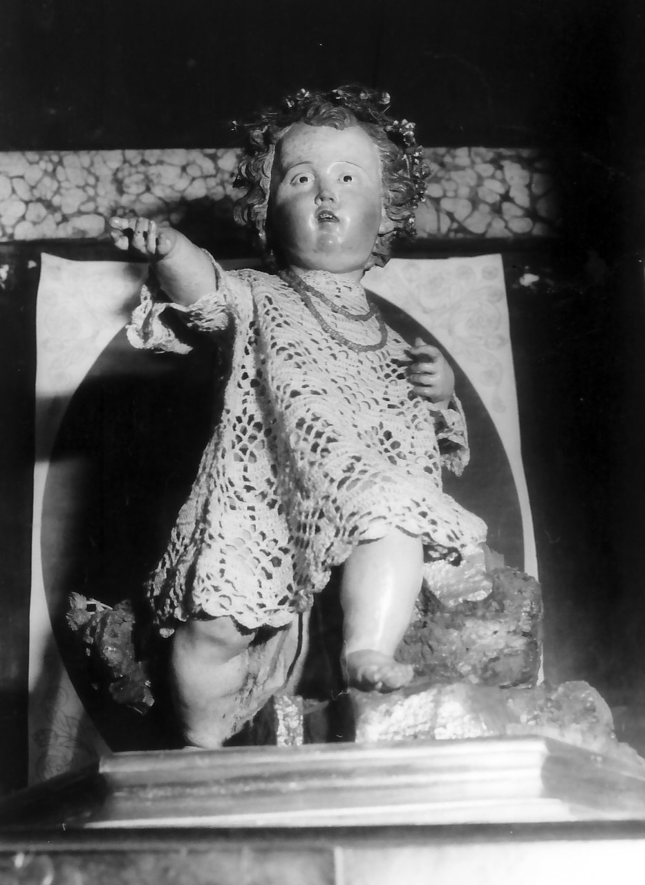 Gesù Bambino (statua, opera isolata) - bottega calabrese (sec. XVIII, sec. XIX)