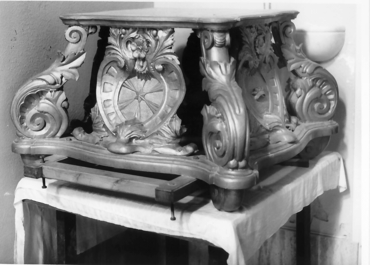 portantina, opera isolata - bottega calabrese (sec. XVIII, sec. XIX)