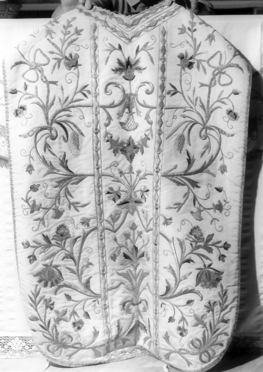 paramento liturgico, opera isolata - manifattura calabrese (fine/inizio secc. XIX/ XX)