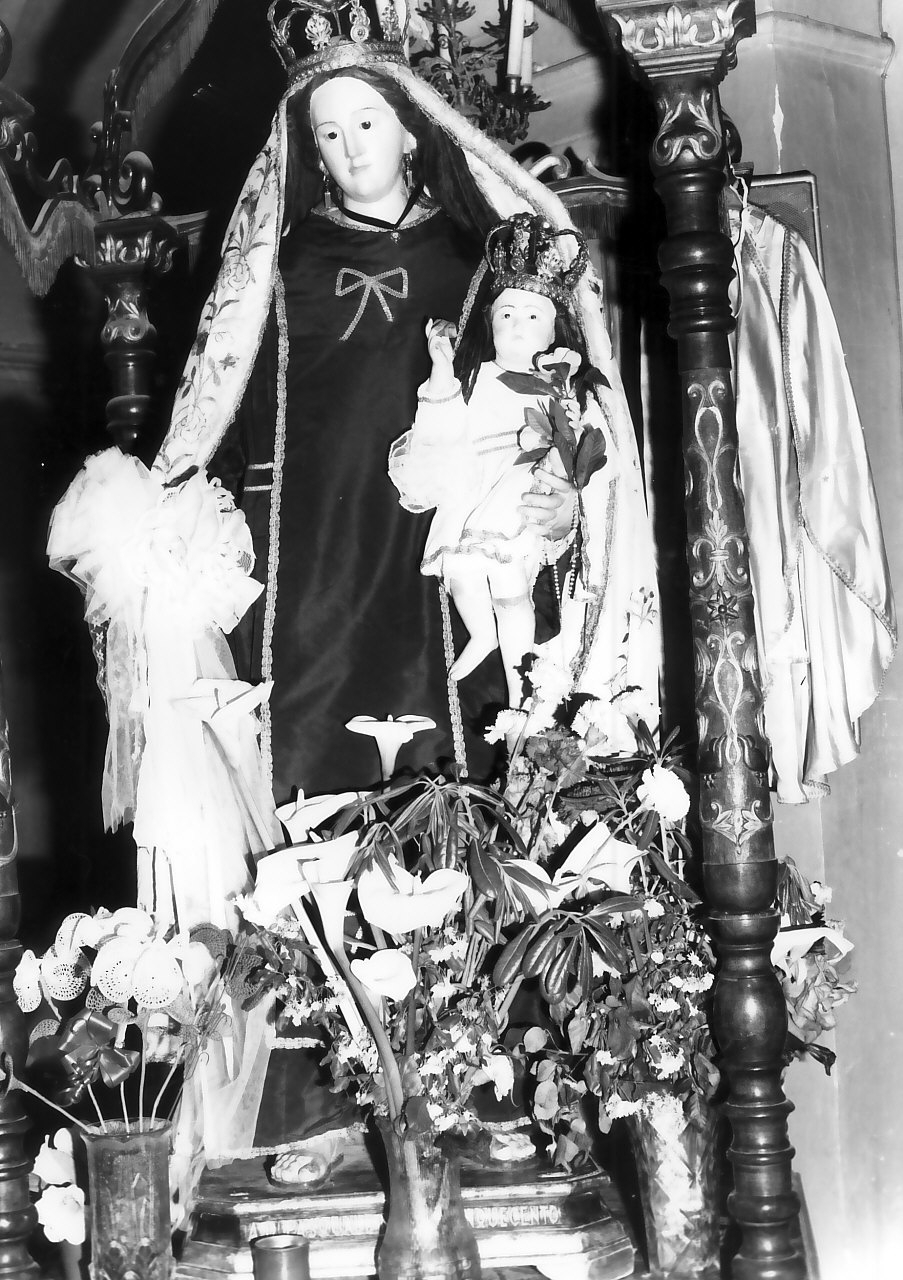 Madonna del Carmelo (scultura) - bottega Italia meridionale (sec. XIX)