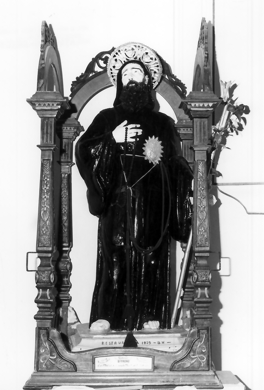 San Francesco di Paola (scultura) - bottega Italia meridionale (seconda metà sec. XVIII)