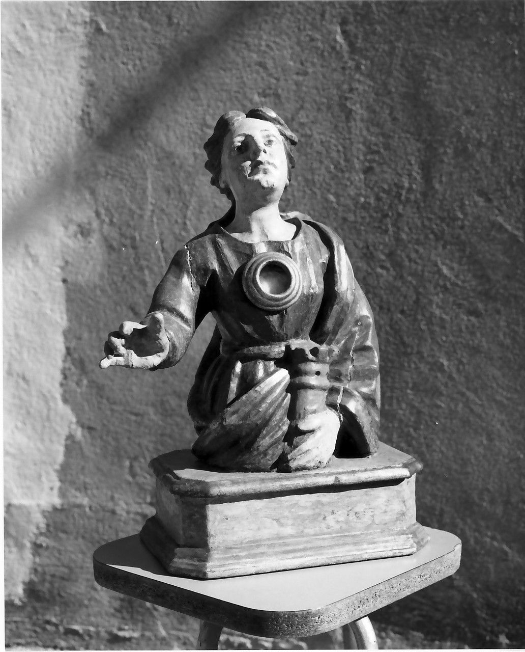 Santa Barbara (reliquiario - a busto, opera isolata) - bottega calabrese (prima metà sec. XVIII)