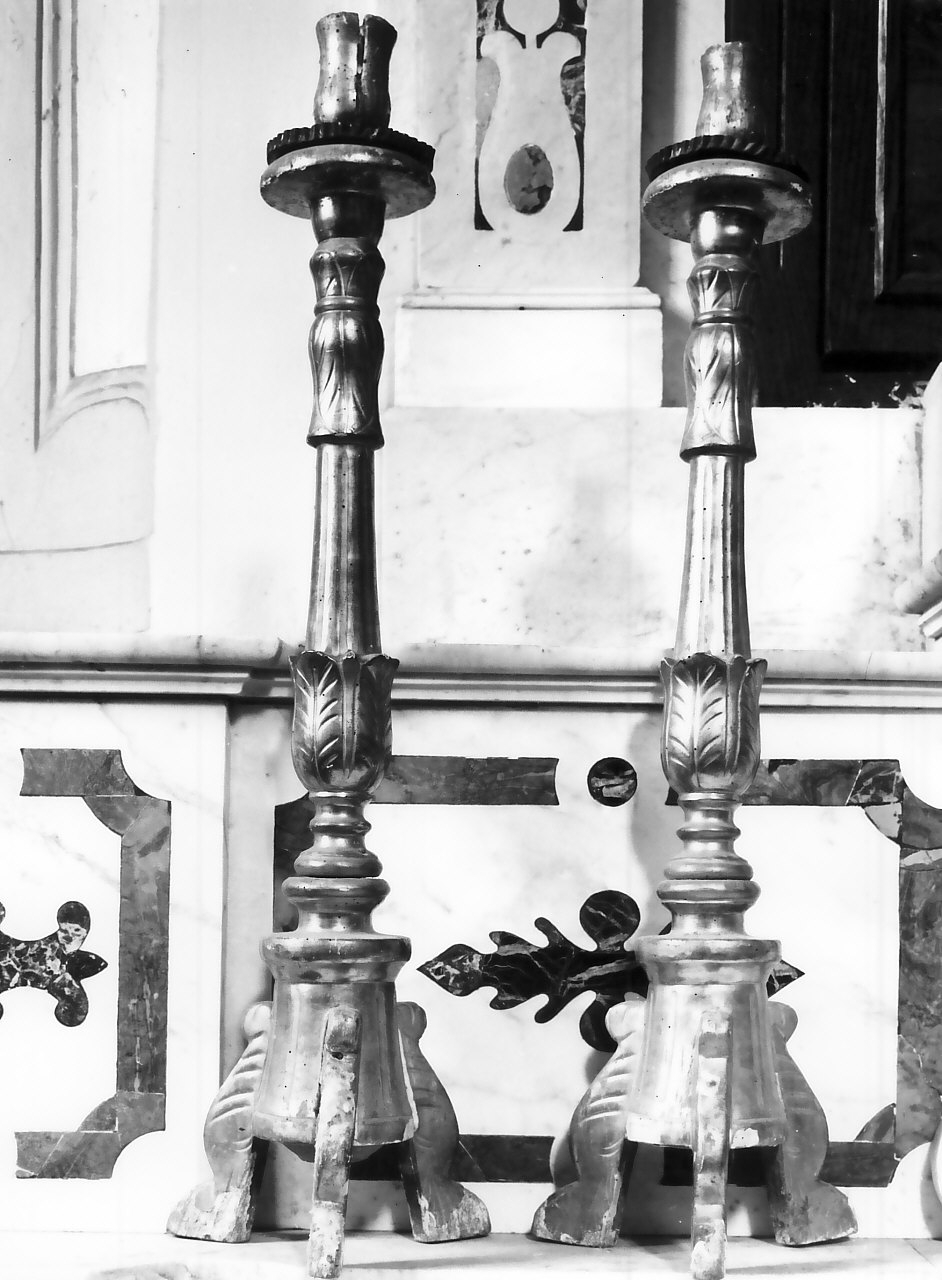candelabro, serie - bottega calabrese (sec. XIX)