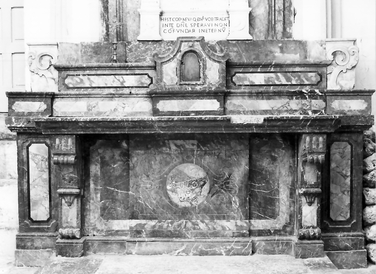 altare, opera isolata - bottega calabrese (sec. XVIII)
