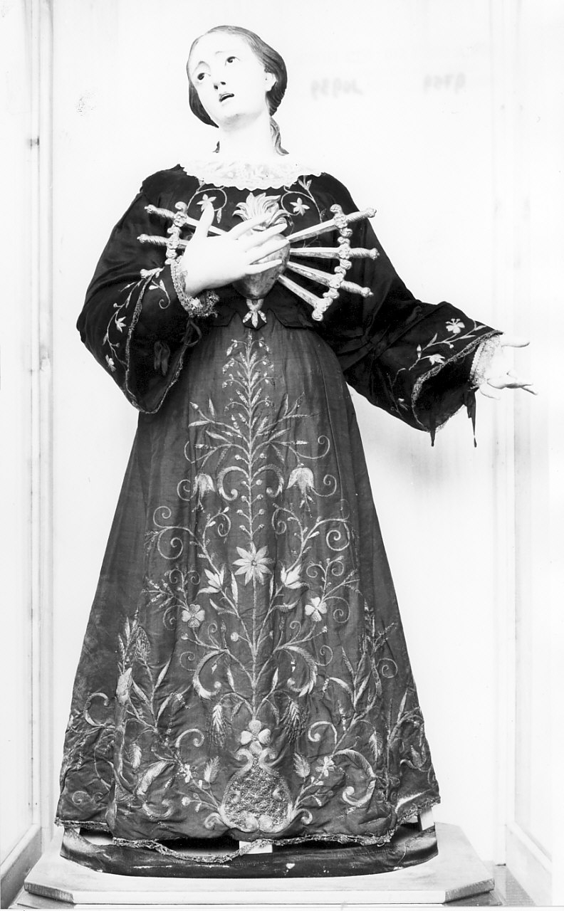 Madonna Addolorata (statua, opera isolata) - bottega calabrese (prima metà sec. XIX)