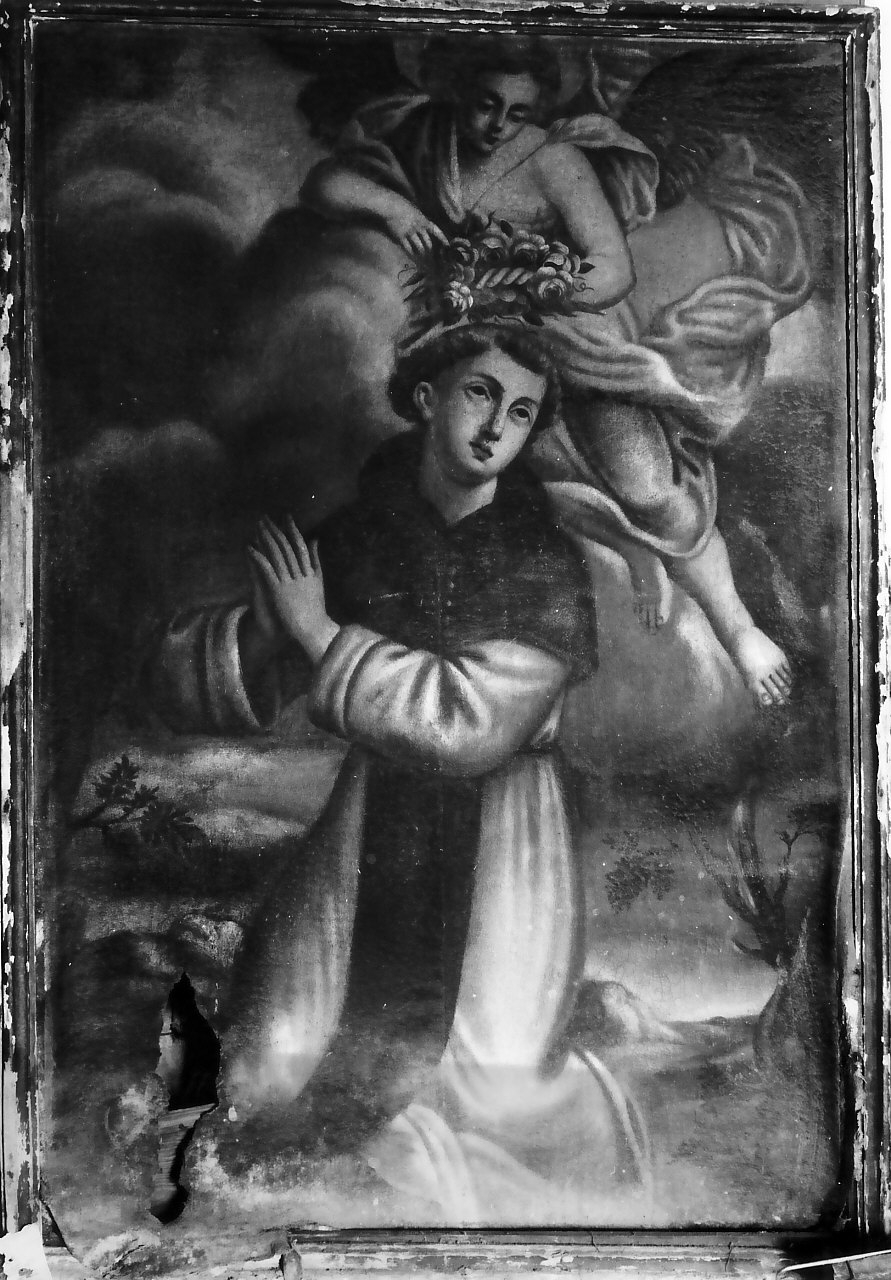 Santo domenicano (dipinto, opera isolata) - ambito calabrese (sec. XIX)