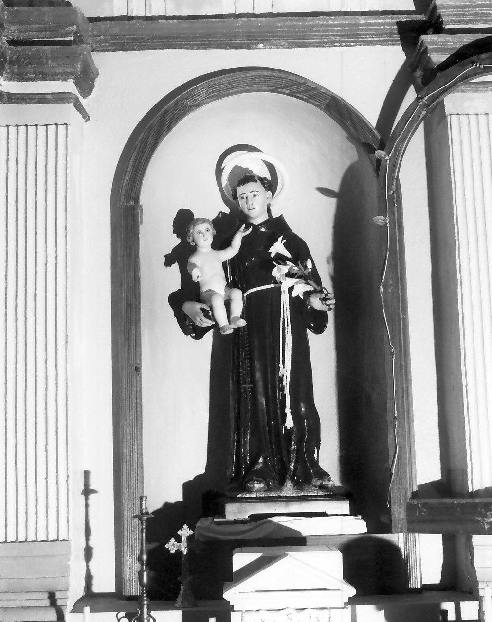 Sant'Antonio da Padova (statua) - bottega Italia meridionale (fine sec. XVIII)