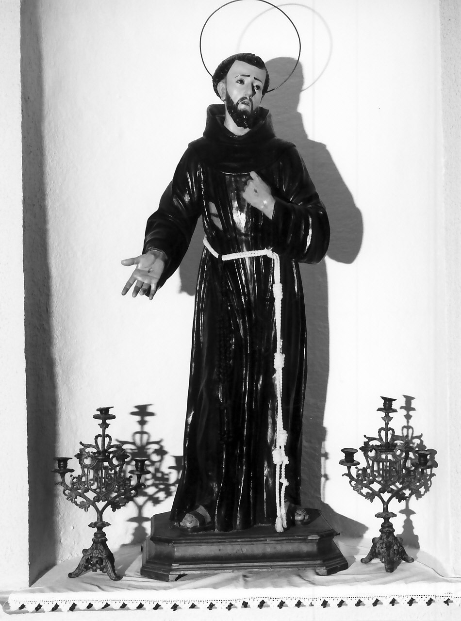 San Francesco d'Assisi (statua) - bottega Italia meridionale (seconda metà sec. XVIII)