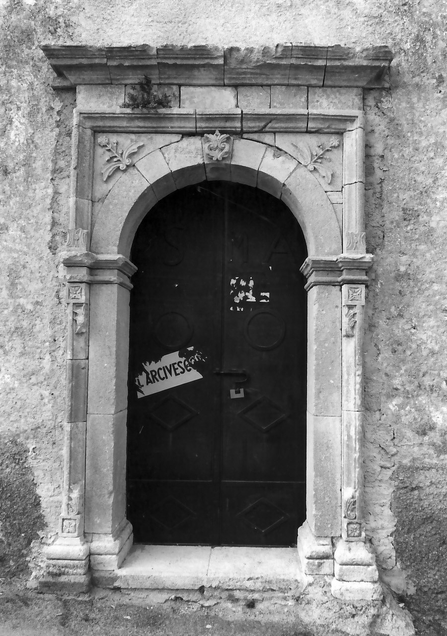 portale - ad arco - bottega calabrese (sec. XVIII)