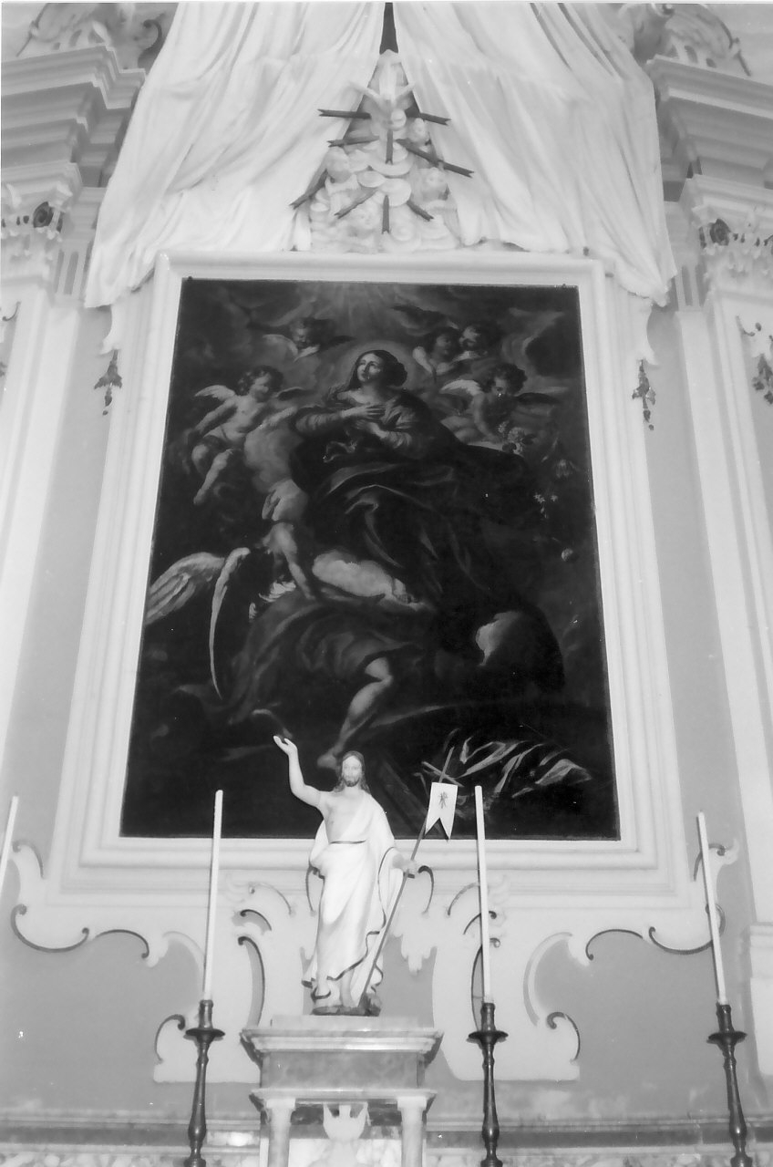 Madonna Assunta (dipinto) di Borremans Guglielmo (seconda metà sec. XVIII)