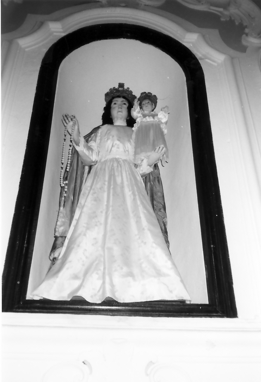 Madonna del Rosario (manichino) - bottega Italia meridionale (seconda metà sec. XVIII)