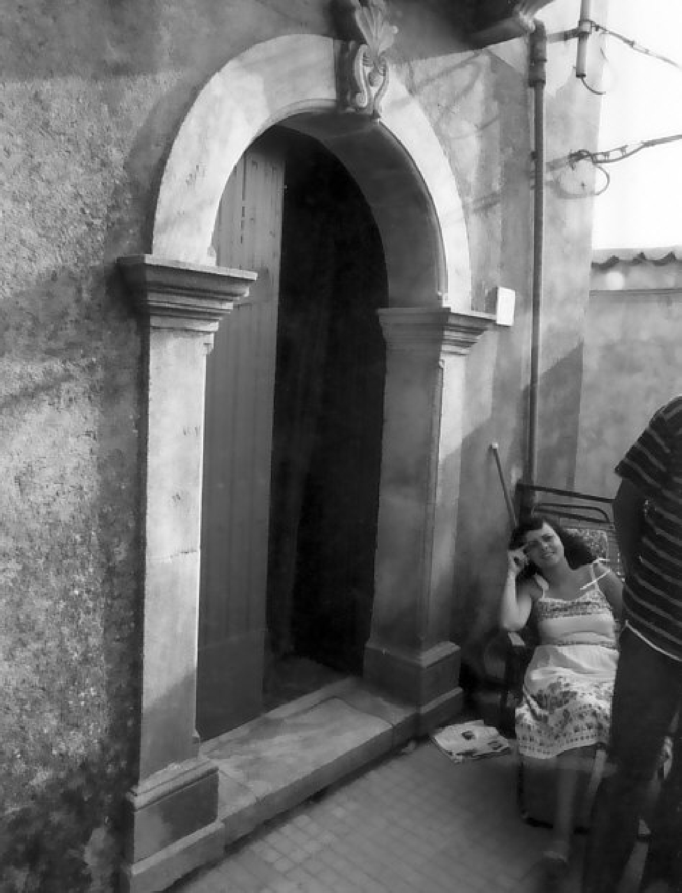 portale - ad arco - bottega calabrese (fine sec. XIX)