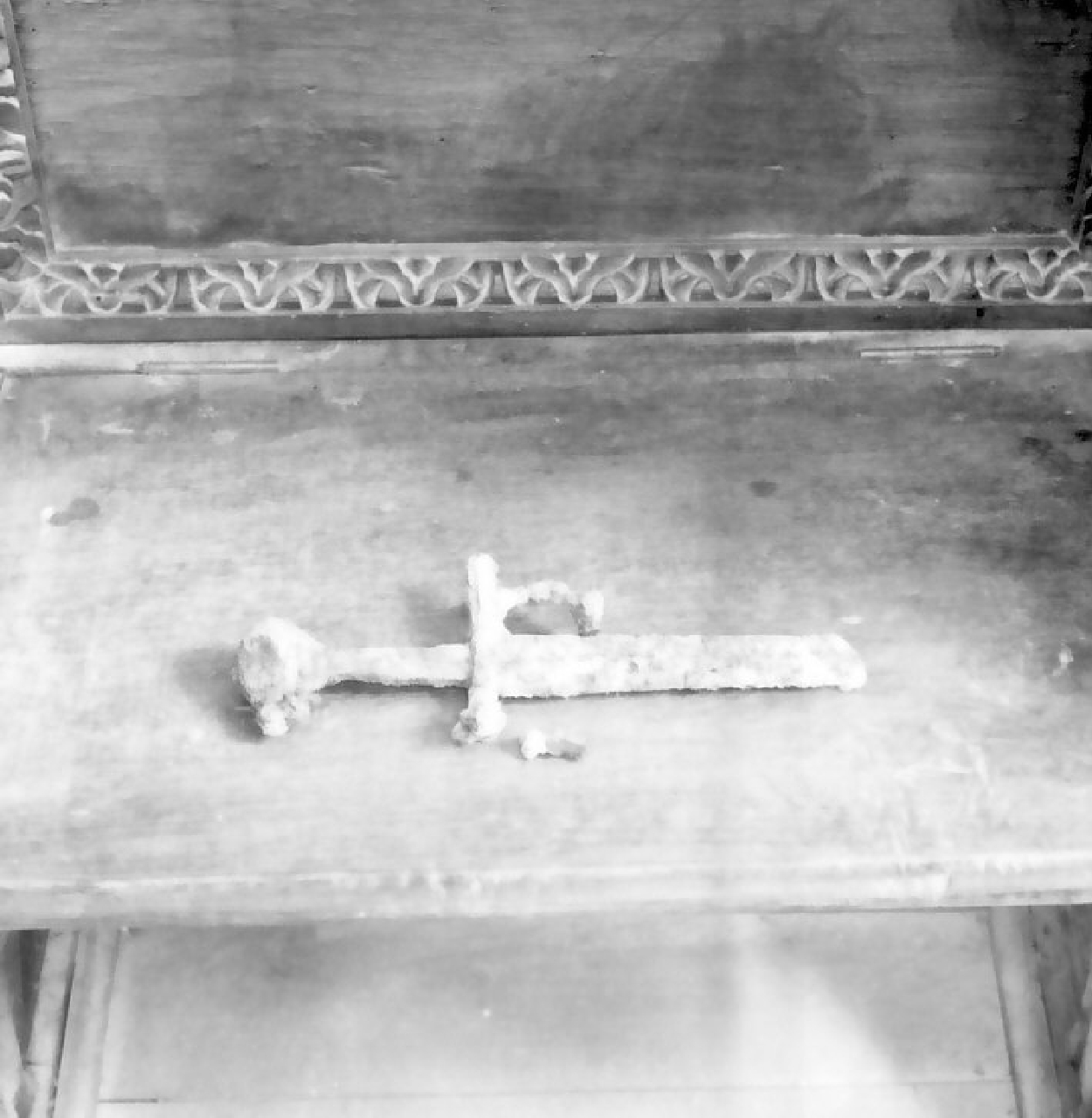 spada, opera isolata - bottega Italia meridionale (sec. XVII, sec. XVIII)