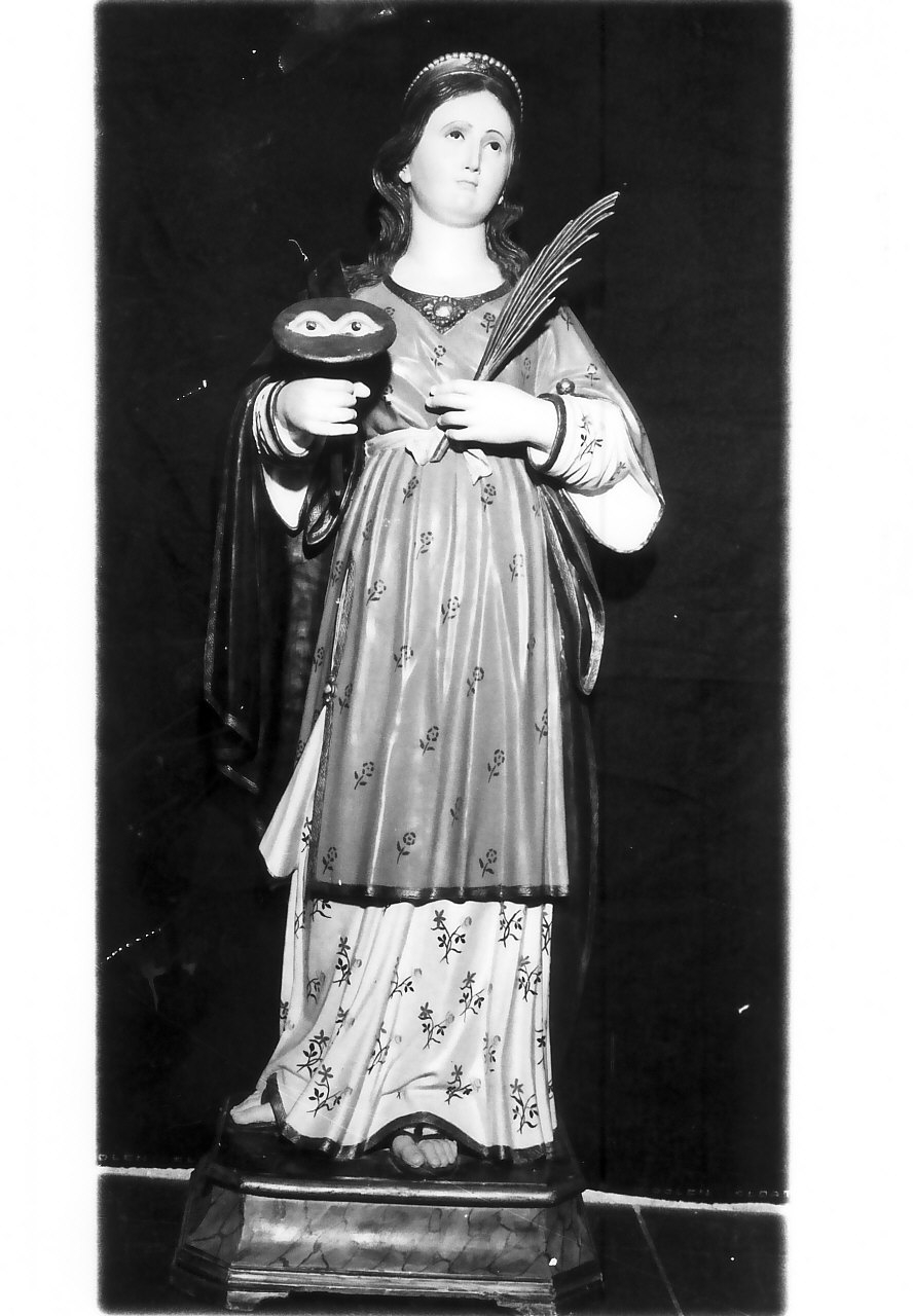 Santa Lucia (statua, opera isolata) di Lupi Francesco Antonio (sec. XIX)