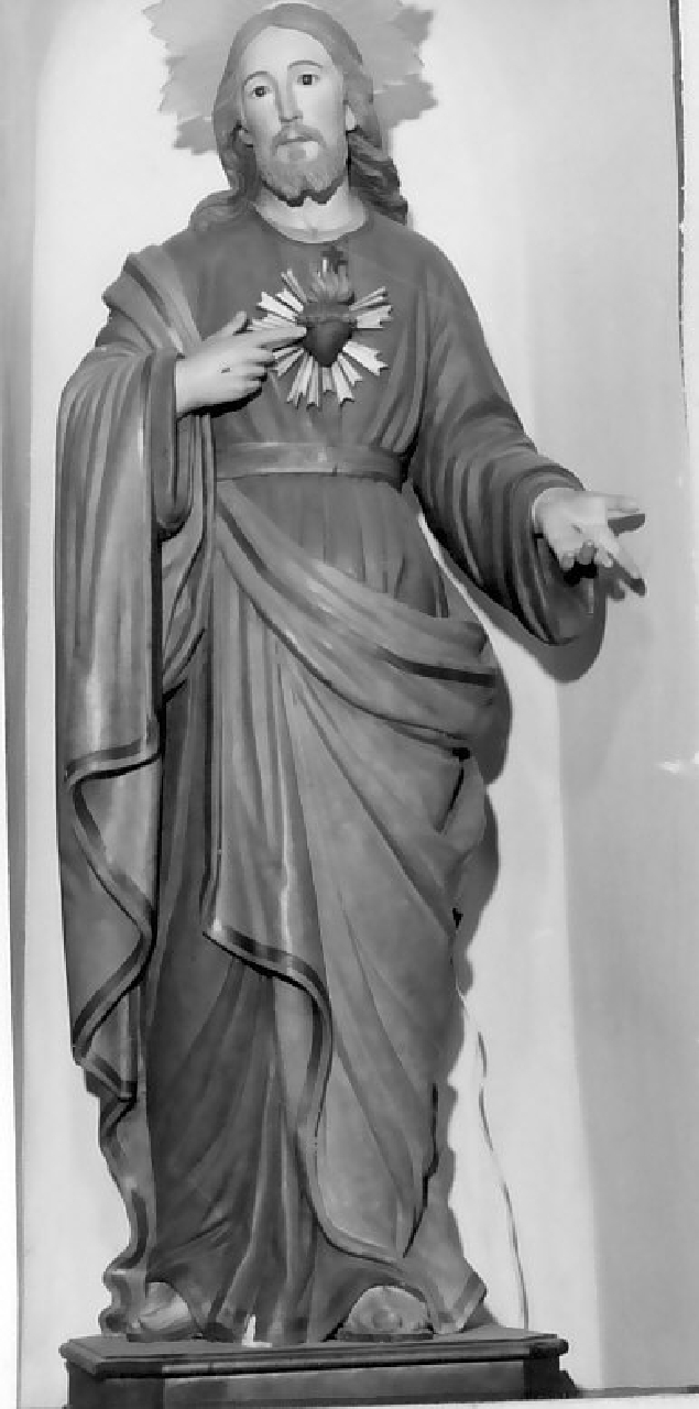 Sacro Cuore di Gesù (statua, opera isolata) - bottega cosentina (sec. XIX)