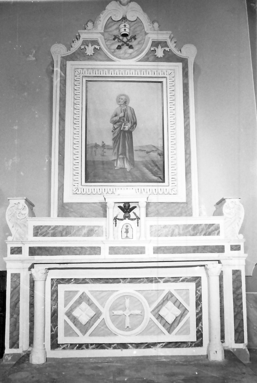 altare, opera isolata - bottega calabrese (sec. XIX)