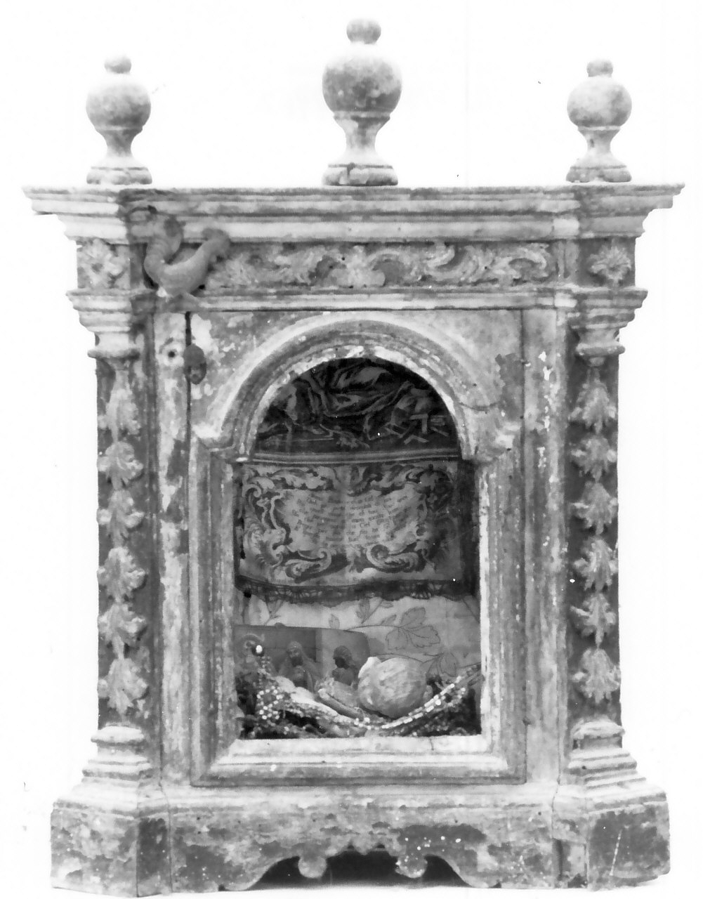 tabernacolo - bottega calabrese (fine/inizio secc. XVIII/ XIX)