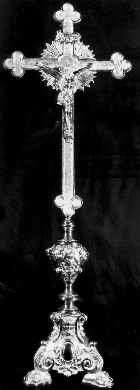 croce d'altare - bottega napoletana (sec. XVIII)