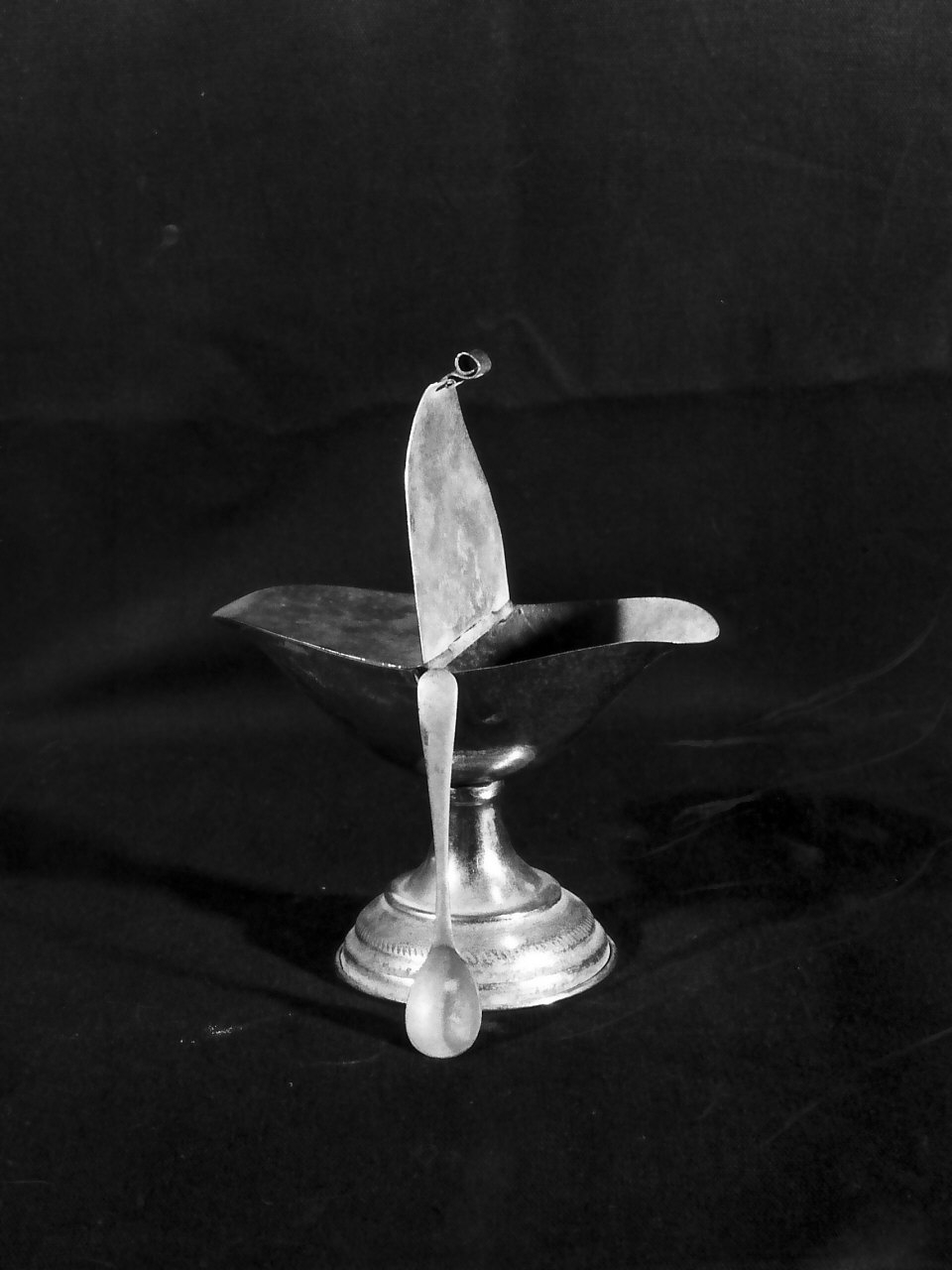 navicella portaincenso - bottega napoletana (sec. XIX)