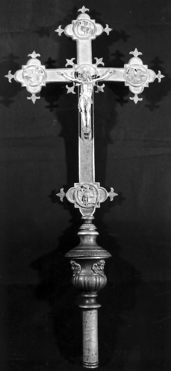 croce processionale - bottega napoletana (sec. XVIII)