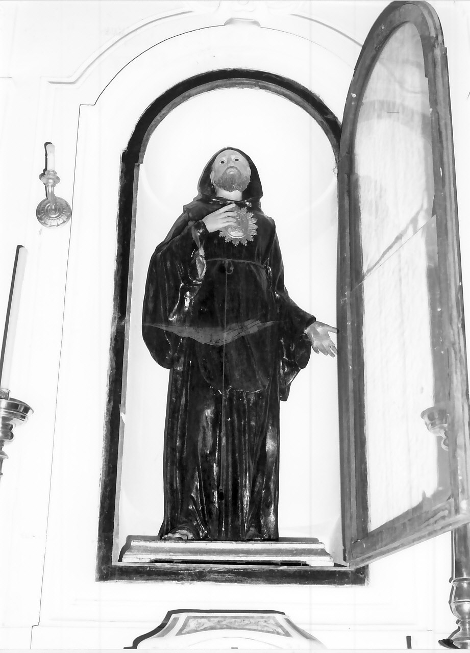 San Francesco di Paola (statua, opera isolata) - bottega Italia meridionale (sec. XIX)