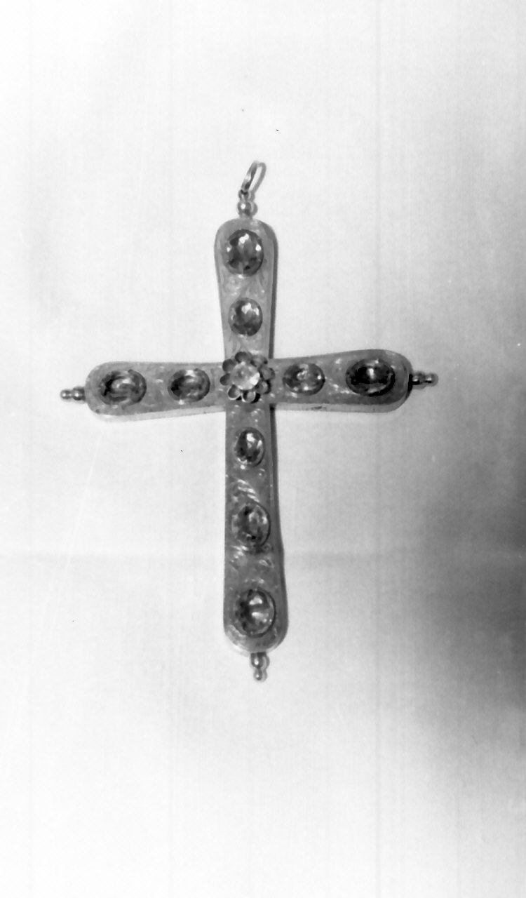 croce, opera isolata - bottega Italia meridionale (sec. XIX)