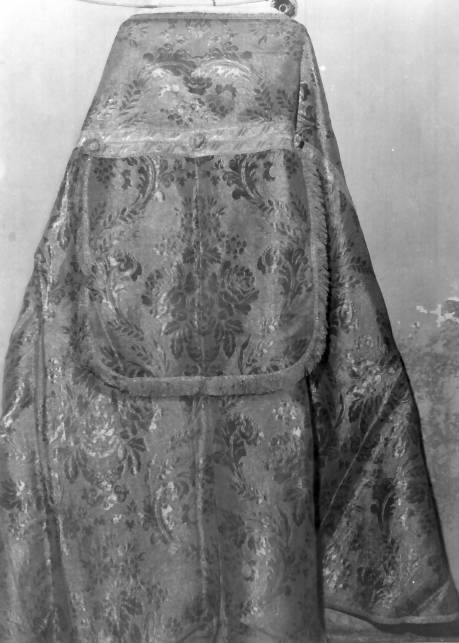 piviale, opera isolata - manifattura Italia meridionale (sec. XIX)