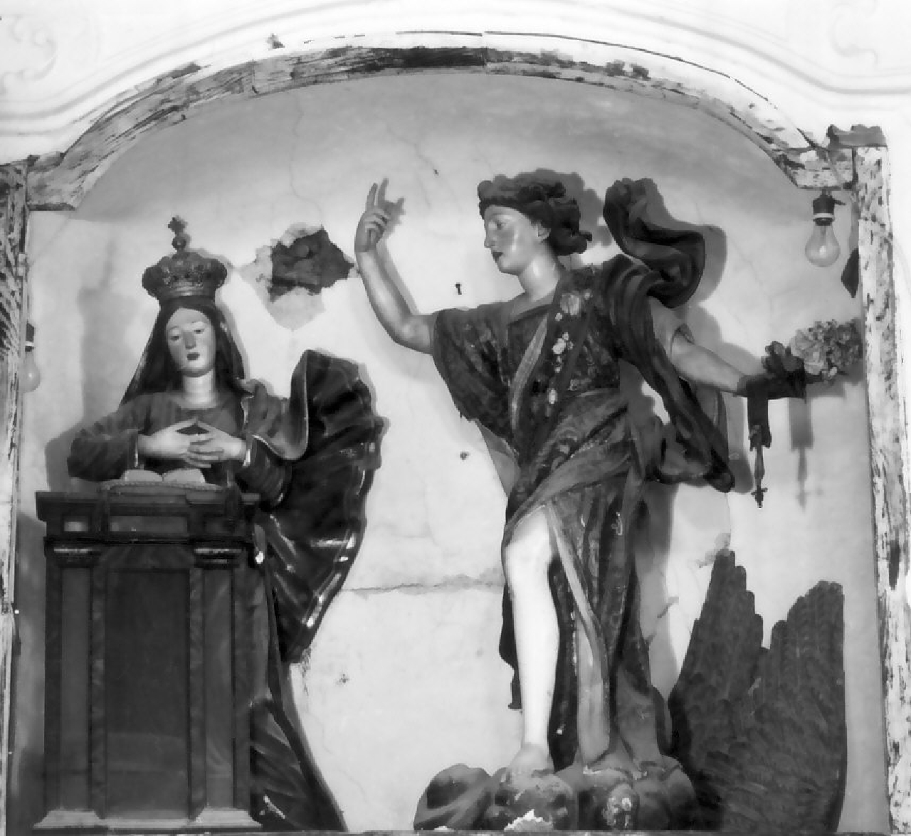 Annunciazione (gruppo scultoreo) - bottega calabrese (sec. XVIII)