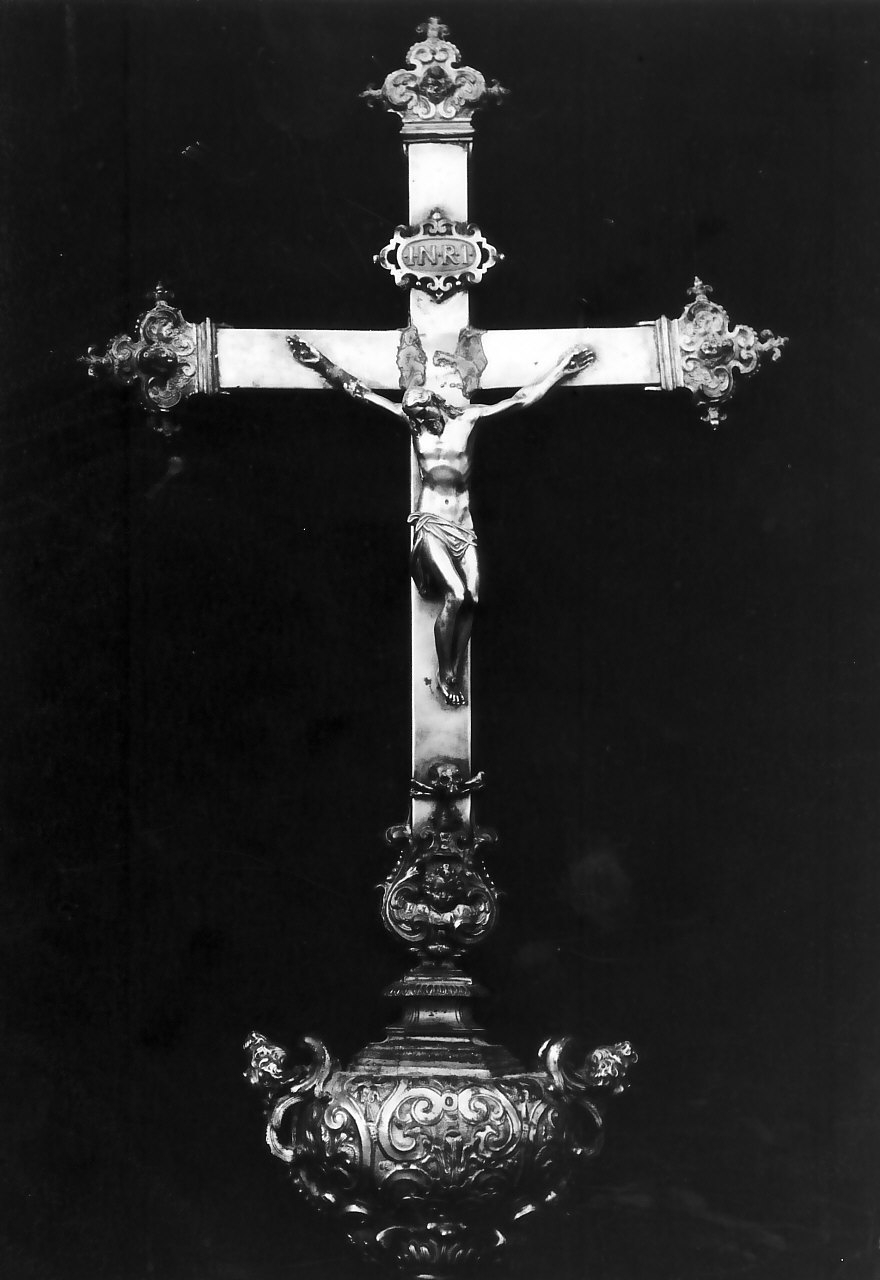 croce processionale - bottega napoletana (metà sec. XVII)