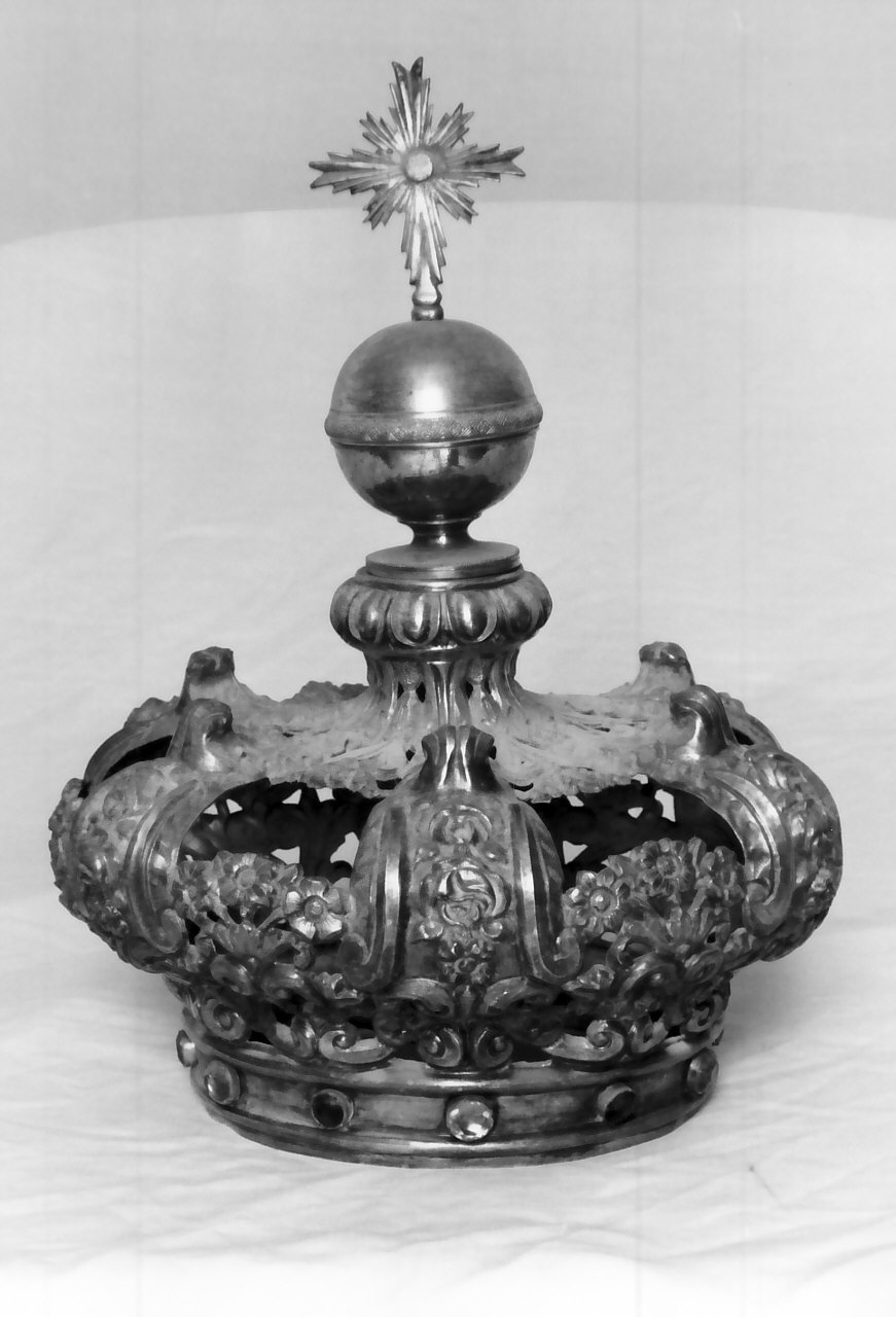 corona da statua, opera isolata - bottega Italia meridionale (sec. XIX)