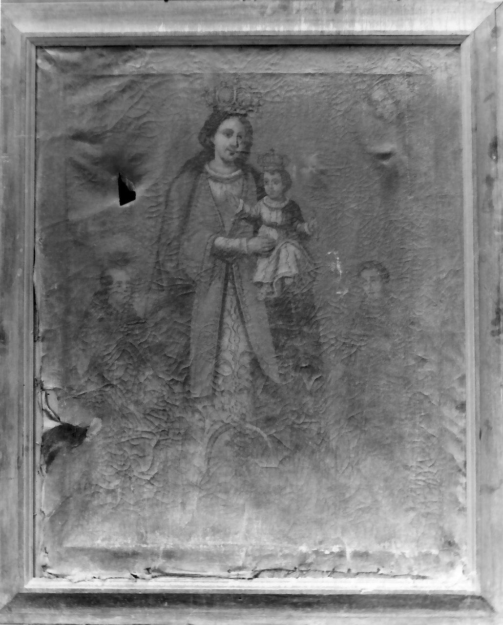 Madonna con Bambino e Santi (dipinto, opera isolata) - ambito calabrese (sec. XIX)